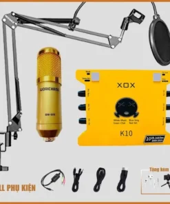 Bộ livestream XOX K10 Micro thu âm BM900 Woaichang (Sao chép)
